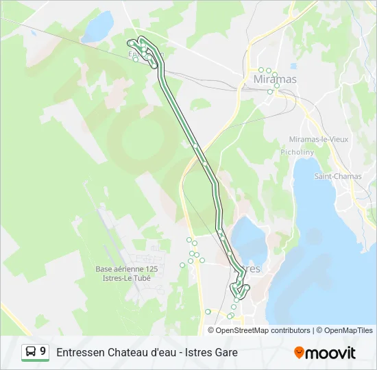 9 Bus Line Map