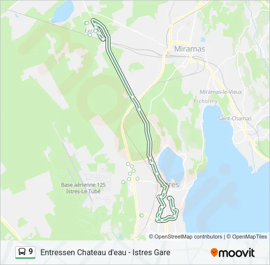 9 Bus Line Map