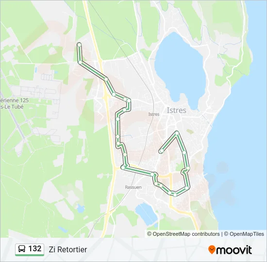 132 Bus Line Map