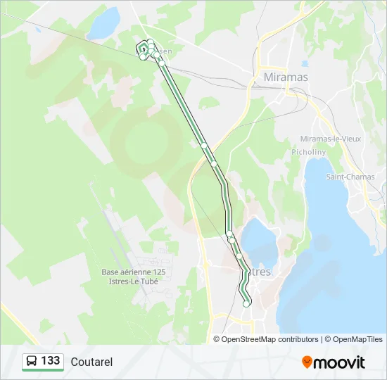 133 Bus Line Map