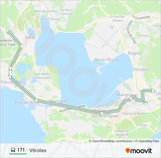 171 Bus Line Map