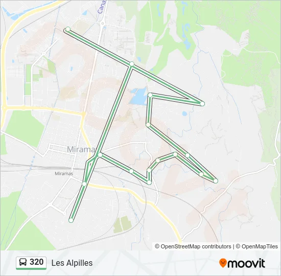 320 Bus Line Map