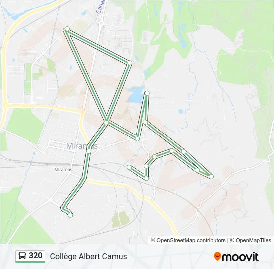 320 Bus Line Map