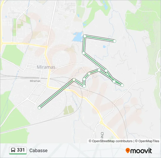 331 Bus Line Map