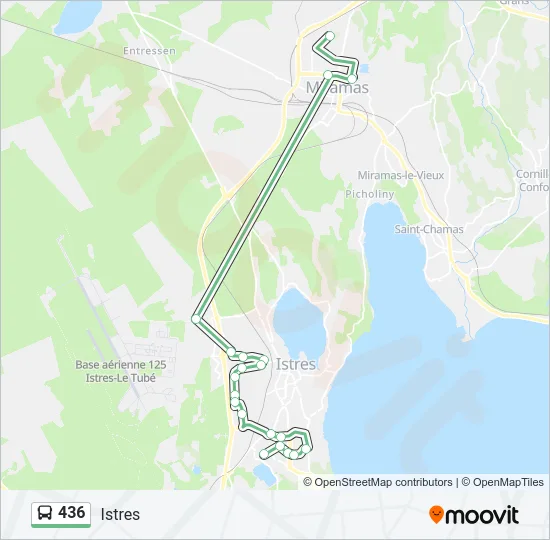 436 Bus Line Map