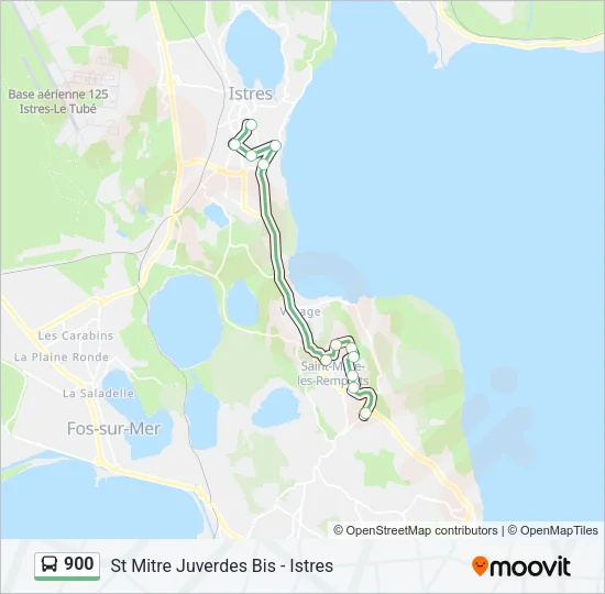 900 Bus Line Map