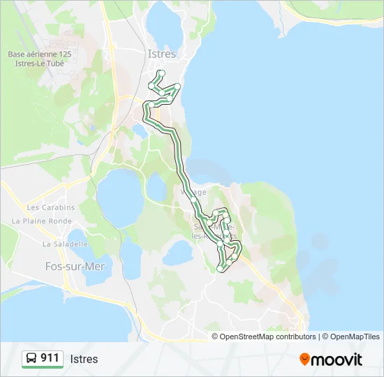 911 Bus Line Map