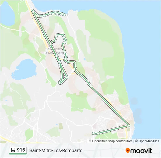 915 Bus Line Map
