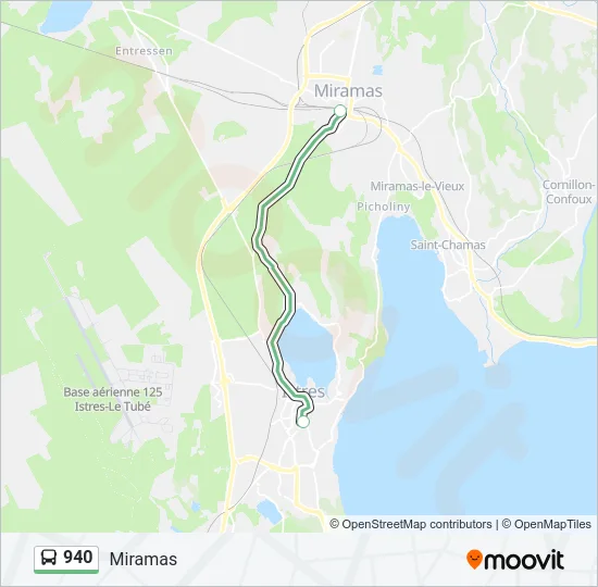 940 Bus Line Map
