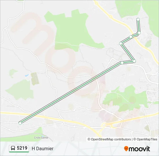 5219 Bus Line Map
