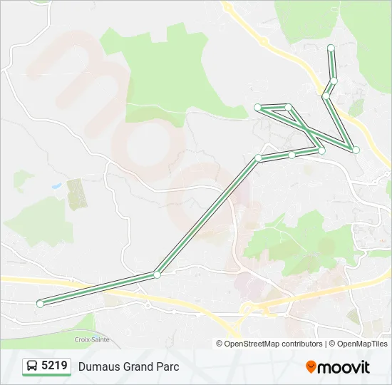 5219 Bus Line Map