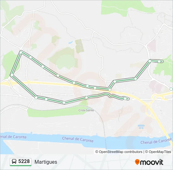 5228 Bus Line Map