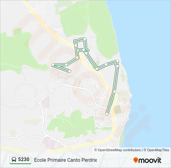 5230 Bus Line Map