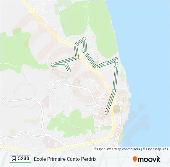 5230 Bus Line Map