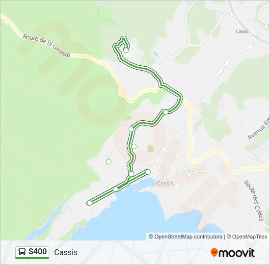 S400 Bus Line Map