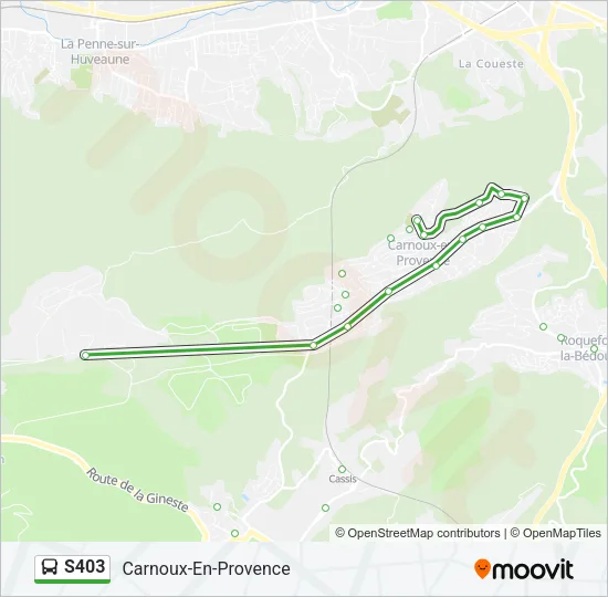 S403 Bus Line Map