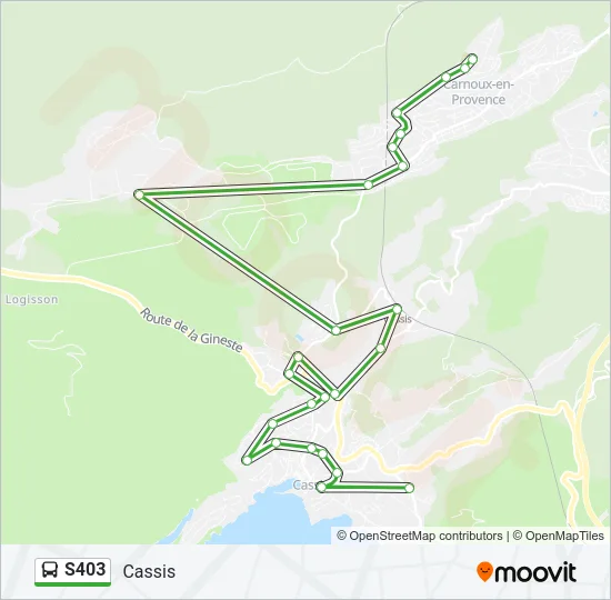 S403 Bus Line Map