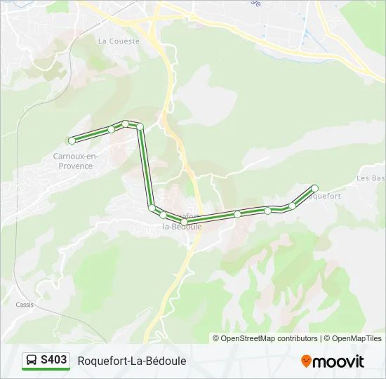 S403 Bus Line Map