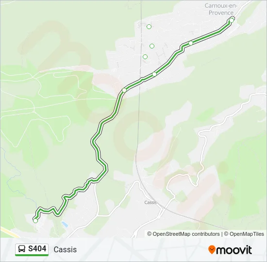 S404 Bus Line Map