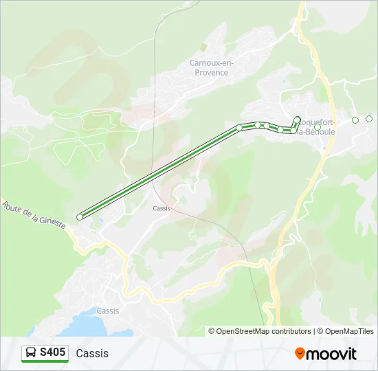 S405 Bus Line Map