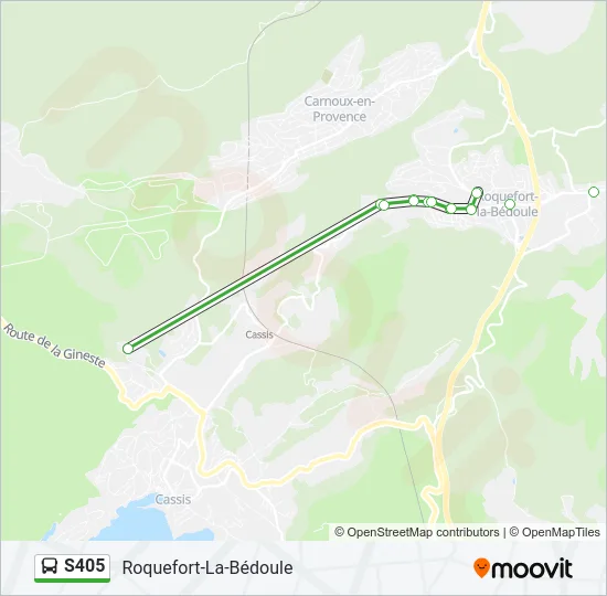 S405 Bus Line Map