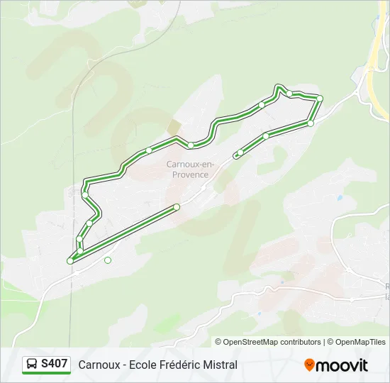 S407 Bus Line Map