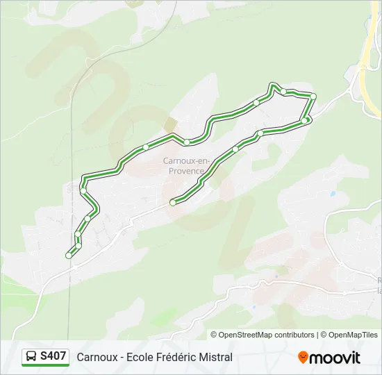 S407 Bus Line Map