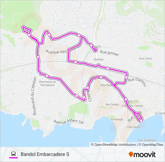 URBAN CIRC. 1 Bus Line Map