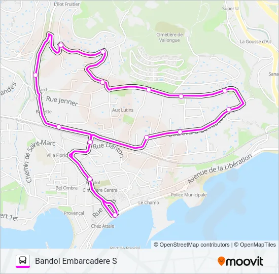 URBAN CIRC. 2 Bus Line Map