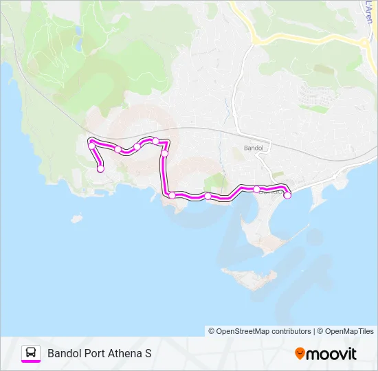 URBAN CIRC. 3 Bus Line Map