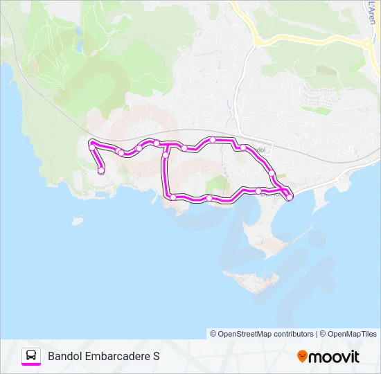 URBAN CIRC. 3 Bus Line Map