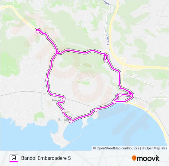 URBAN CIRC. 4 Bus Line Map
