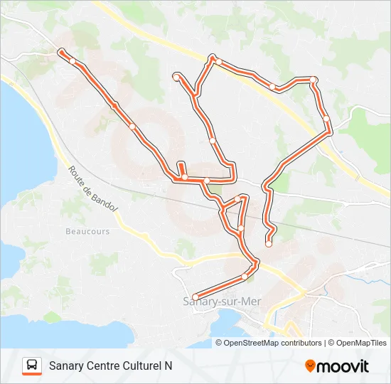 COLOMBUS CIR 1 Bus Line Map