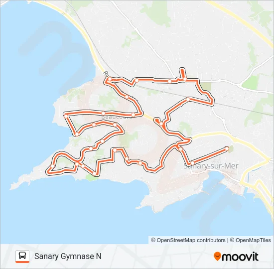 COLOMBUS CIR 2 Bus Line Map