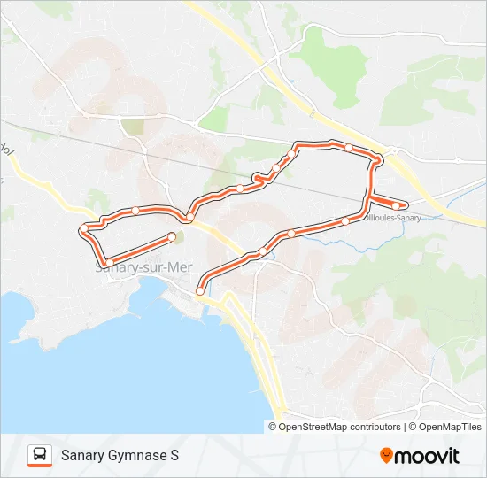 COLOMBUS CIR 3 Bus Line Map