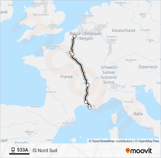 533A Itinéraire: Horaires, Arrêts & Plan - Lille Flandres (mis à jour)