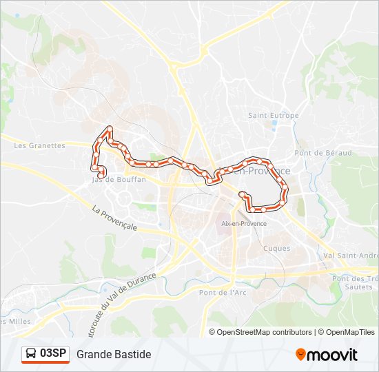 03SP bus Line Map