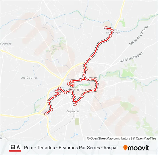 A Bus Line Map
