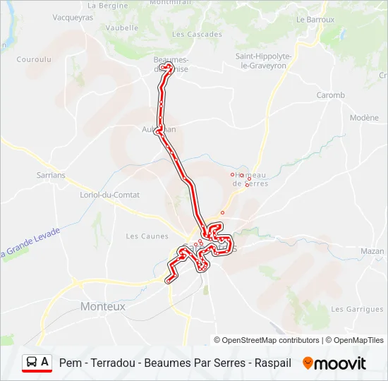 A Bus Line Map