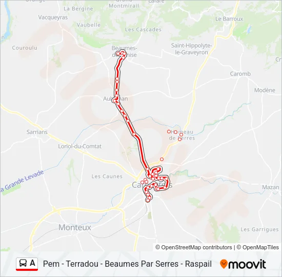 A Bus Line Map