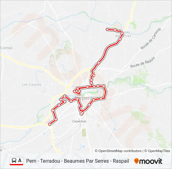 A Bus Line Map