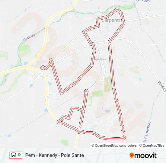 D Bus Line Map