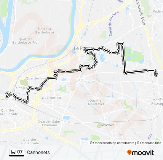 07 Bus Line Map
