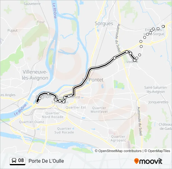 08 Bus Line Map