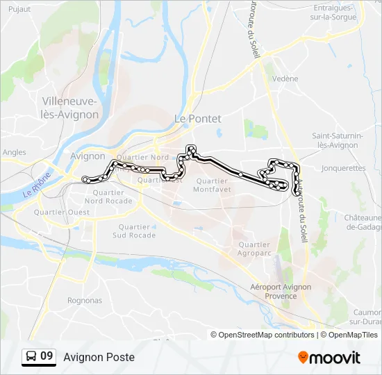 09 Bus Line Map