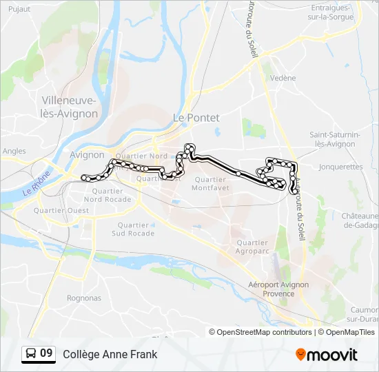 09 Bus Line Map