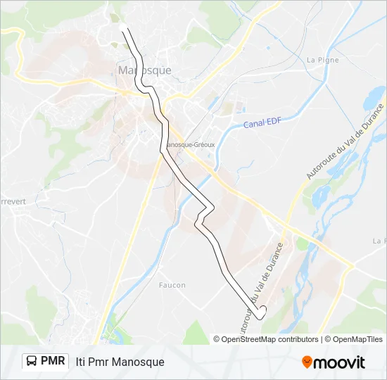 PMR Bus Line Map