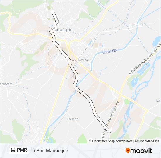 PMR bus Line Map