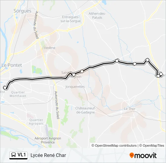 VL1 Bus Line Map
