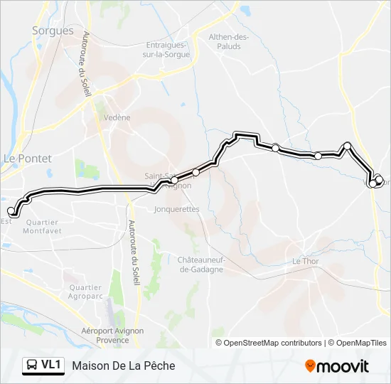 VL1 Bus Line Map